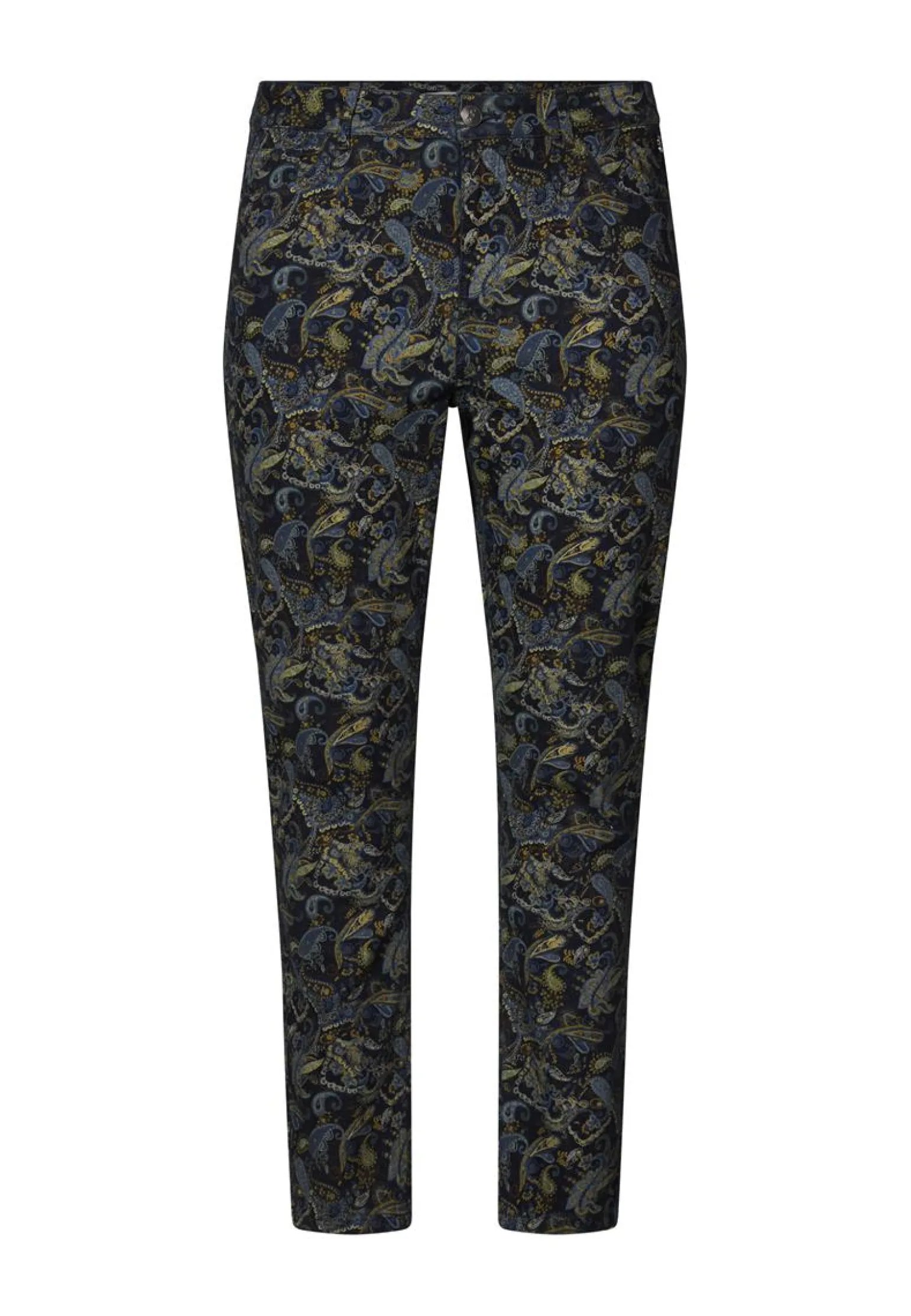 Hot Miss Etam Jeans slim fit print blauw Multi blauw