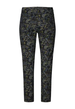 Hot Miss Etam Jeans slim fit print blauw Multi blauw