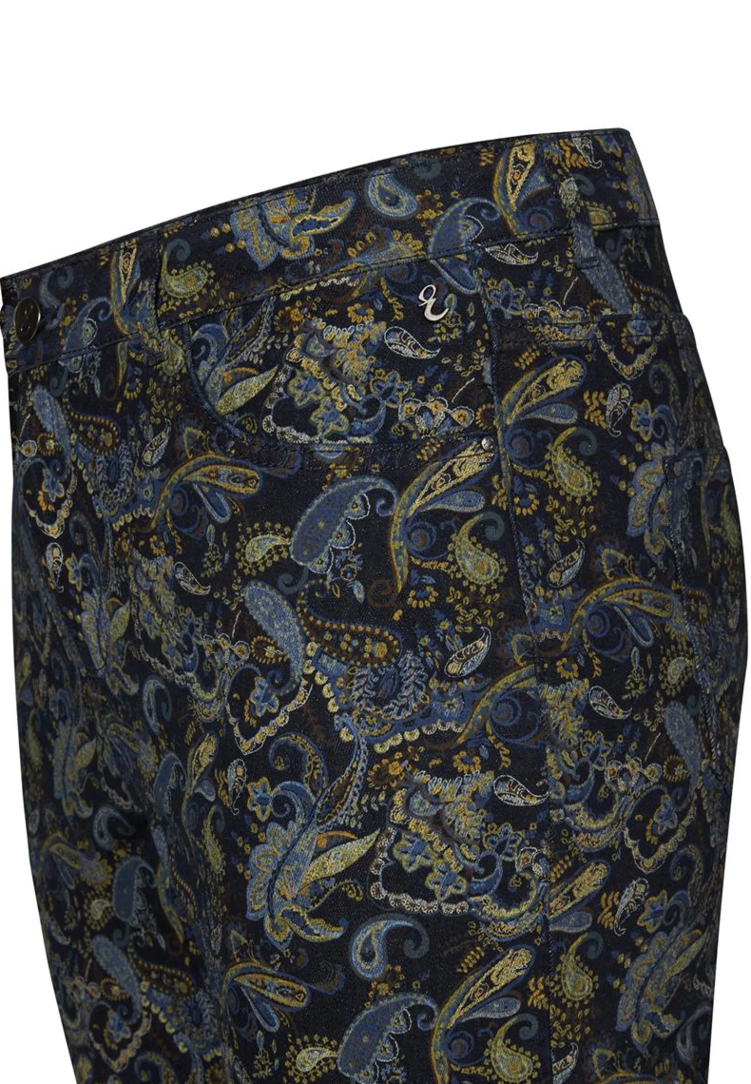 Hot Miss Etam Jeans slim fit print blauw Multi blauw