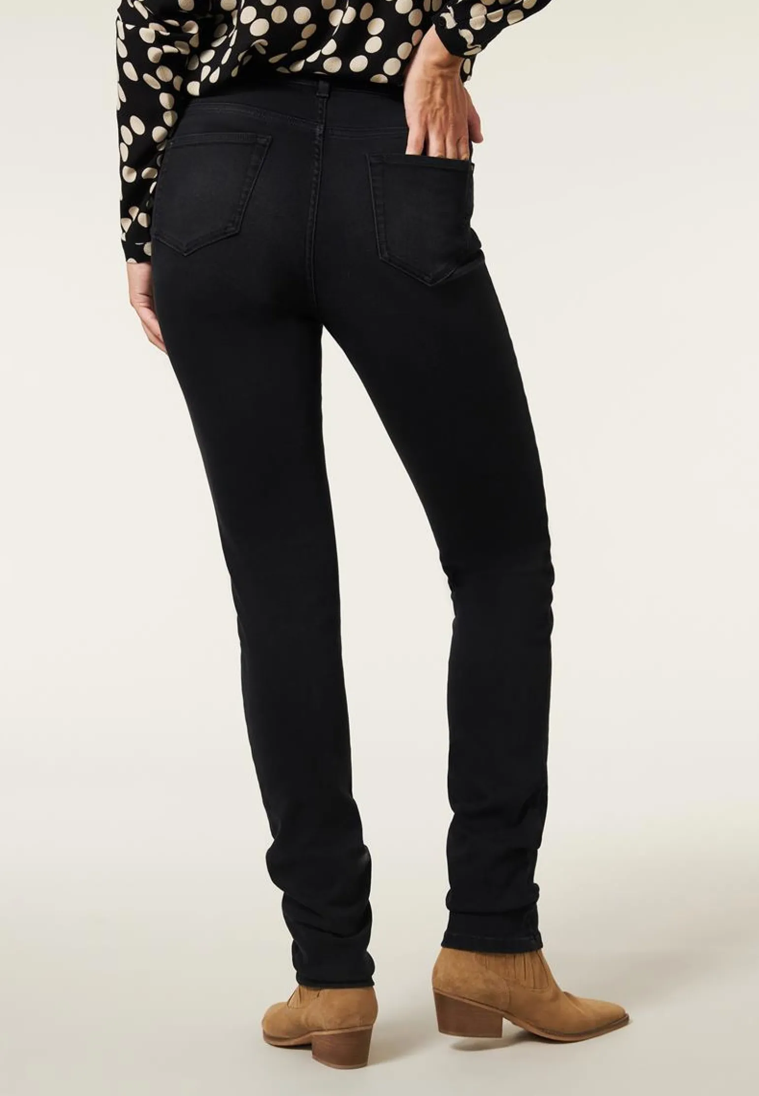 Miss Etam Jeans slim fit zwart 36" Black used