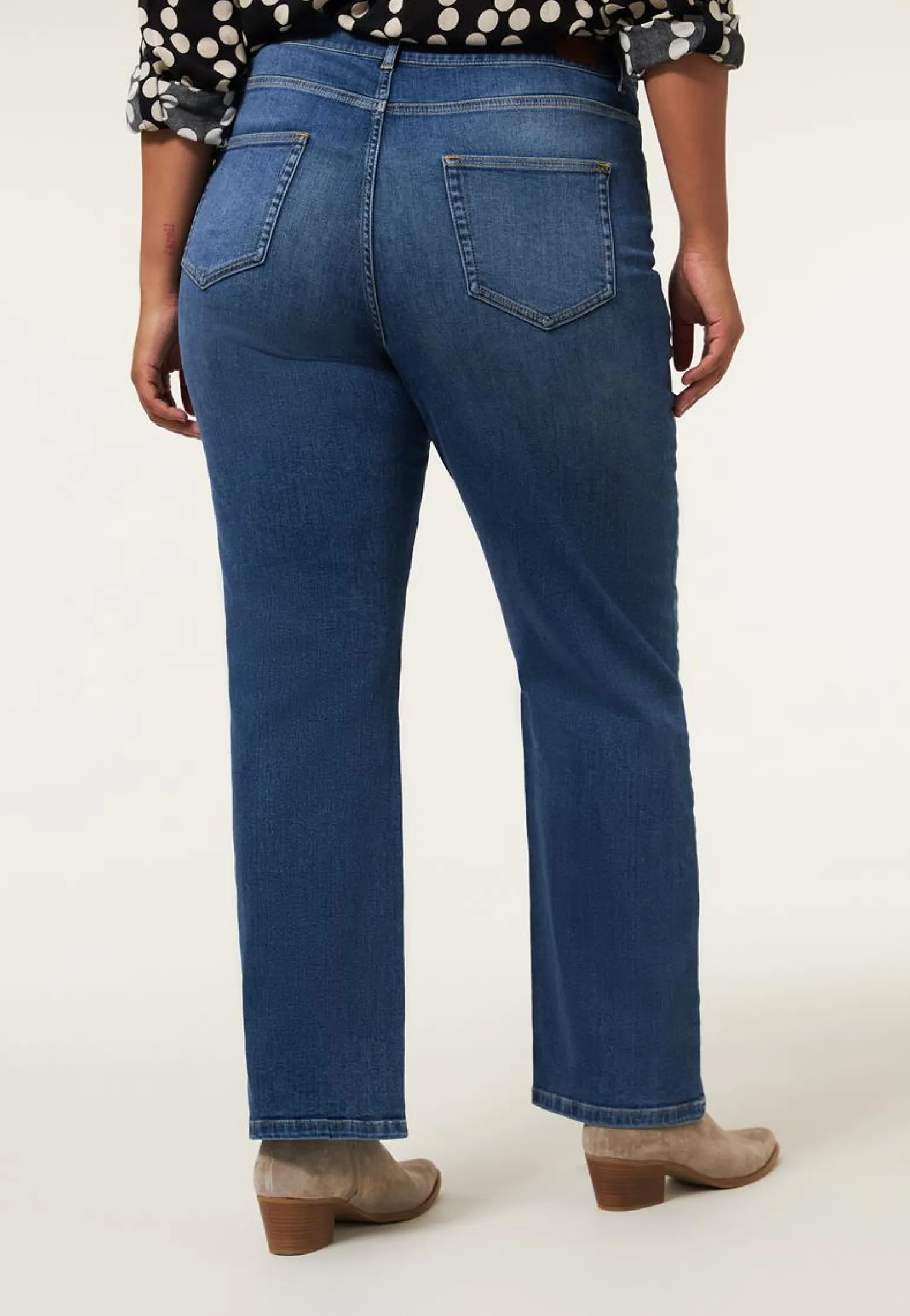 Best Miss Etam Jeans straight fit blauw Medium denim