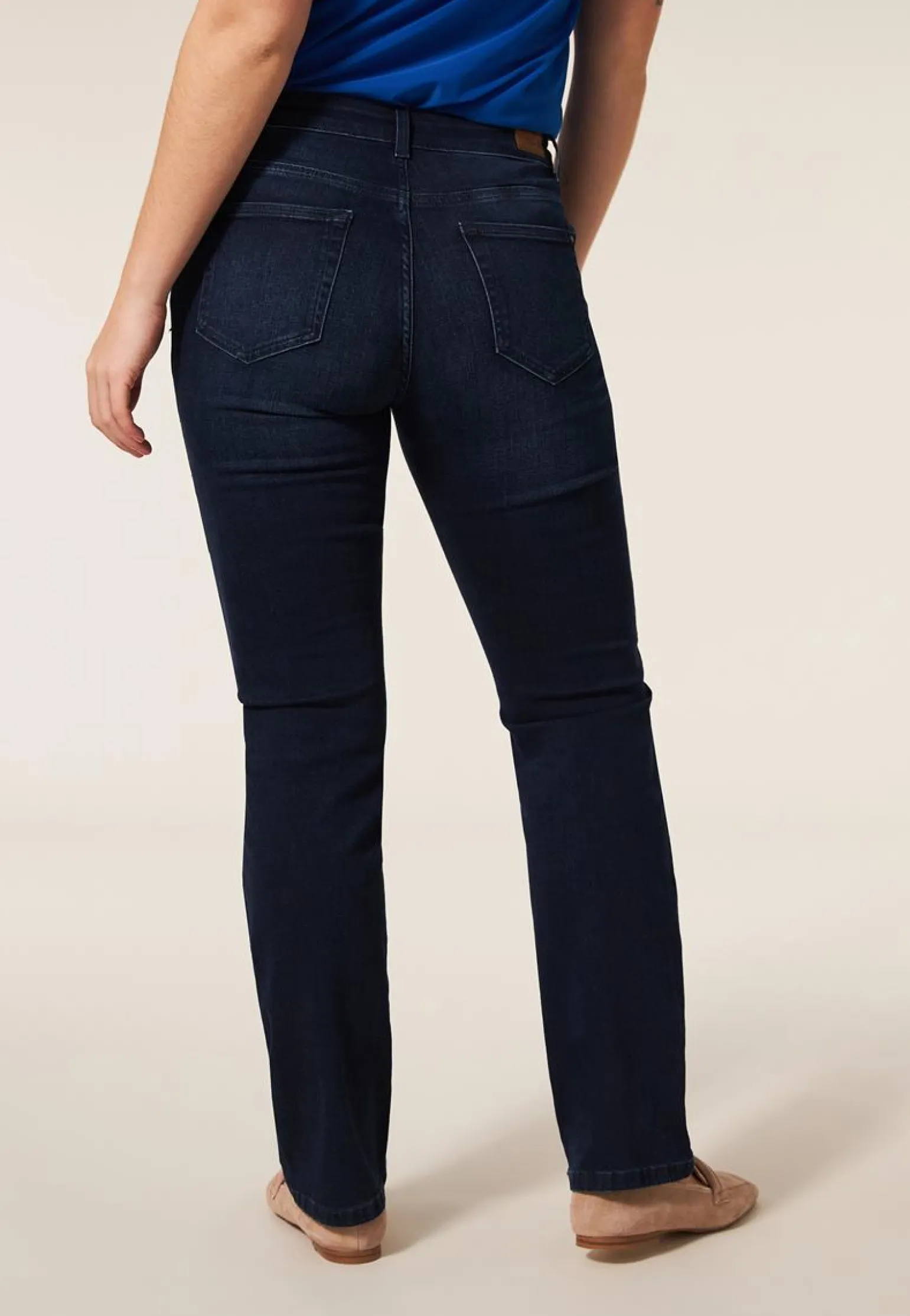 Hot Miss Etam Jeans straight fit blauw Dark denim