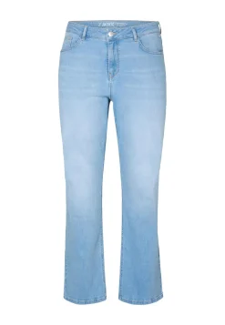 Online Miss Etam Jeans straight fit blauw Bleached