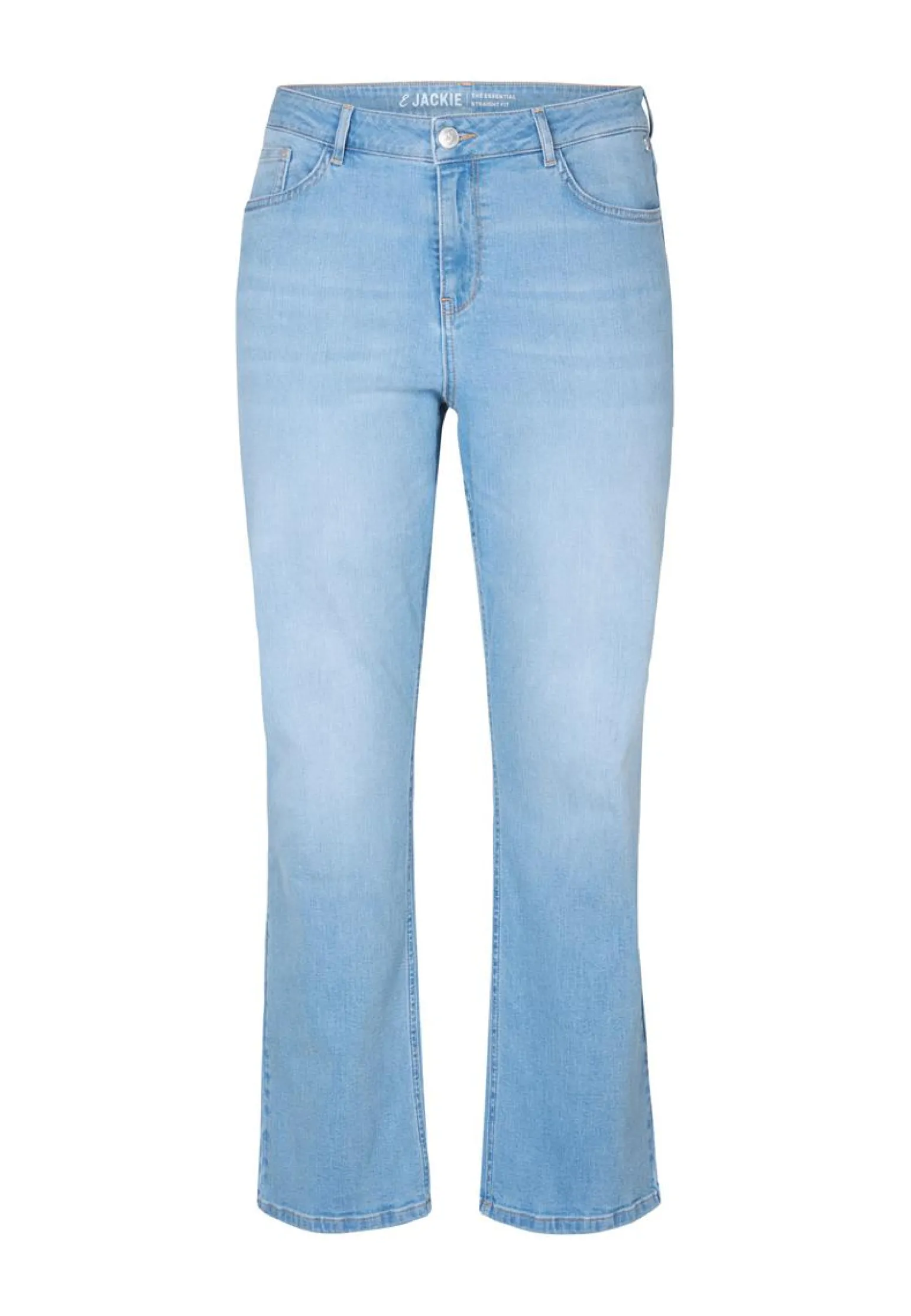 Online Miss Etam Jeans straight fit blauw Bleached