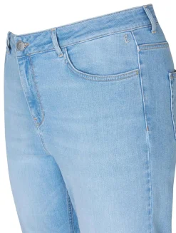 Online Miss Etam Jeans straight fit blauw Bleached
