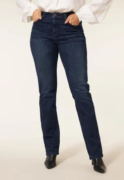 Best Miss Etam Jeans straight fit blauw 36" Dark denim