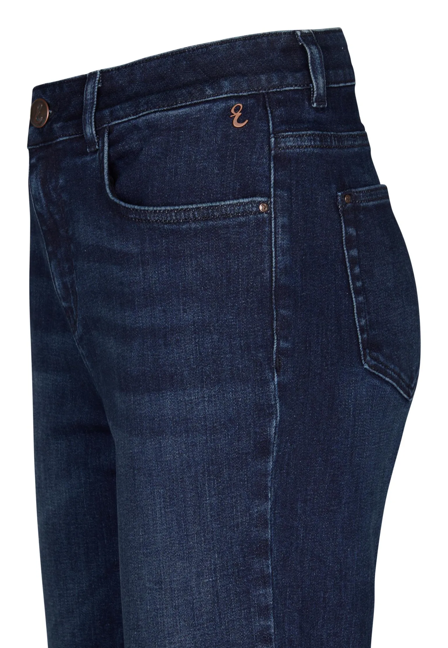 Best Miss Etam Jeans straight fit blauw 36" Dark denim