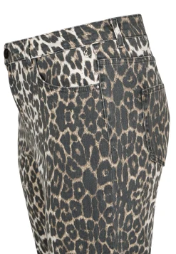 Clearance Miss Etam Jeans straight fit print bruin 32