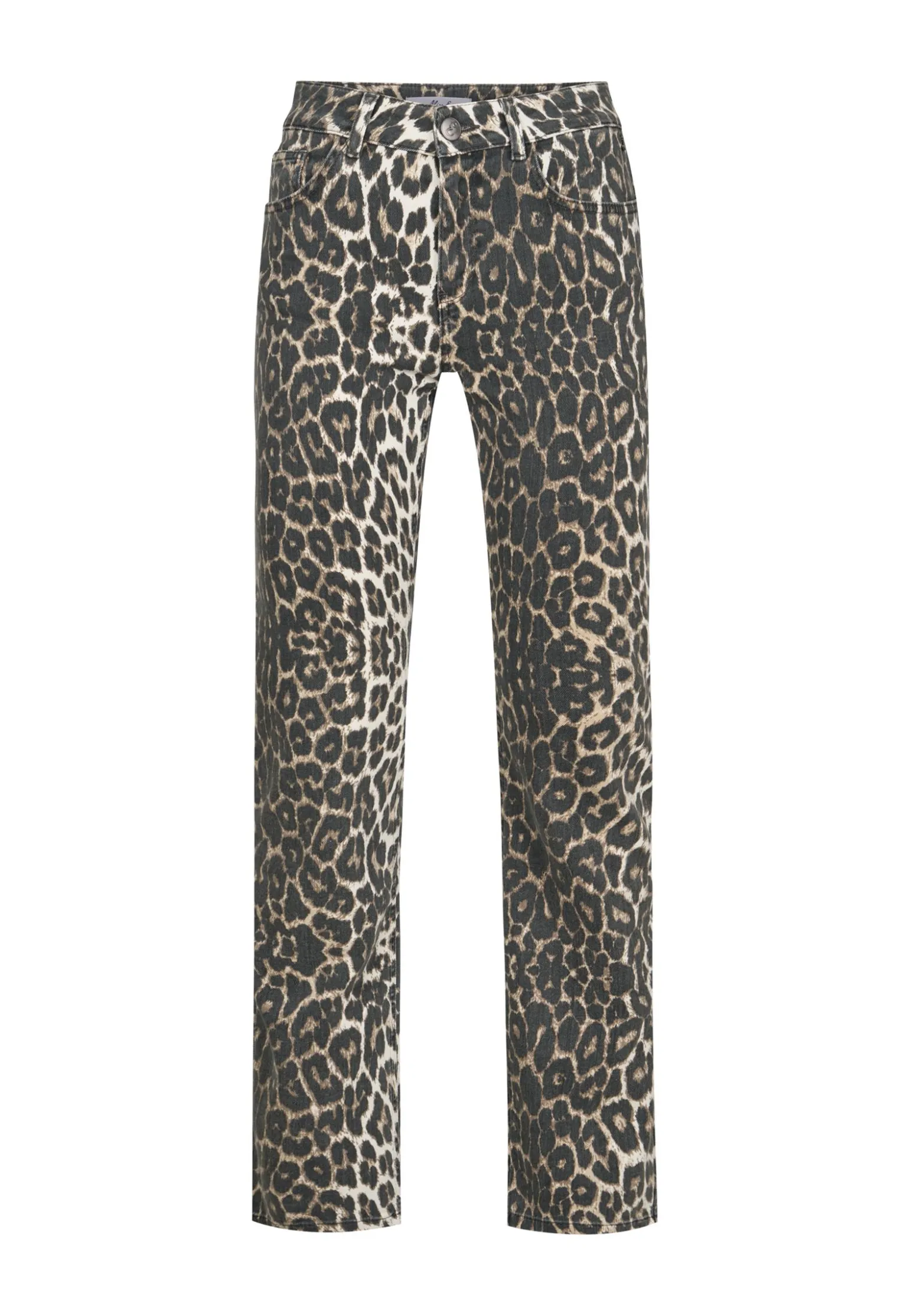 Clearance Miss Etam Jeans straight fit print bruin 32" Multi dark neutral
