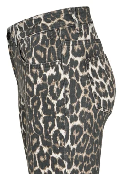 Clearance Miss Etam Jeans straight fit print bruin 32
