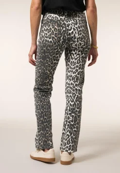 Clearance Miss Etam Jeans straight fit print bruin 32