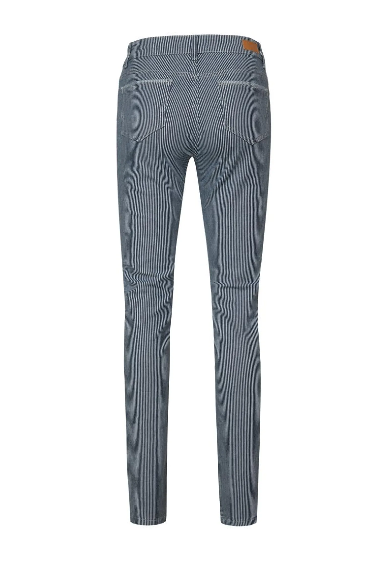 Miss Etam Jeans streep slim fit 36" Multi blauw