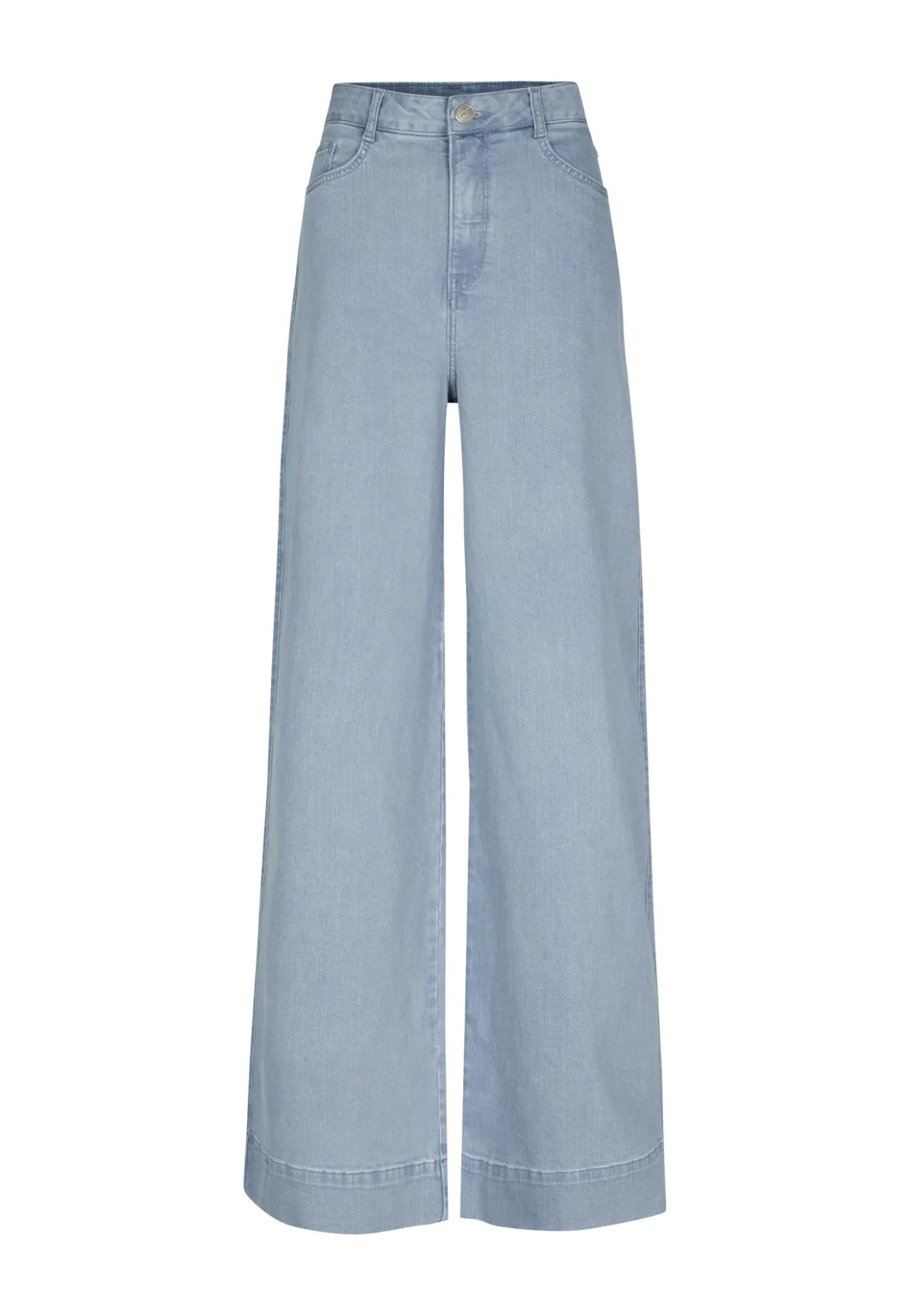 Best Miss Etam Jeans wide leg blauw 36" Bleached