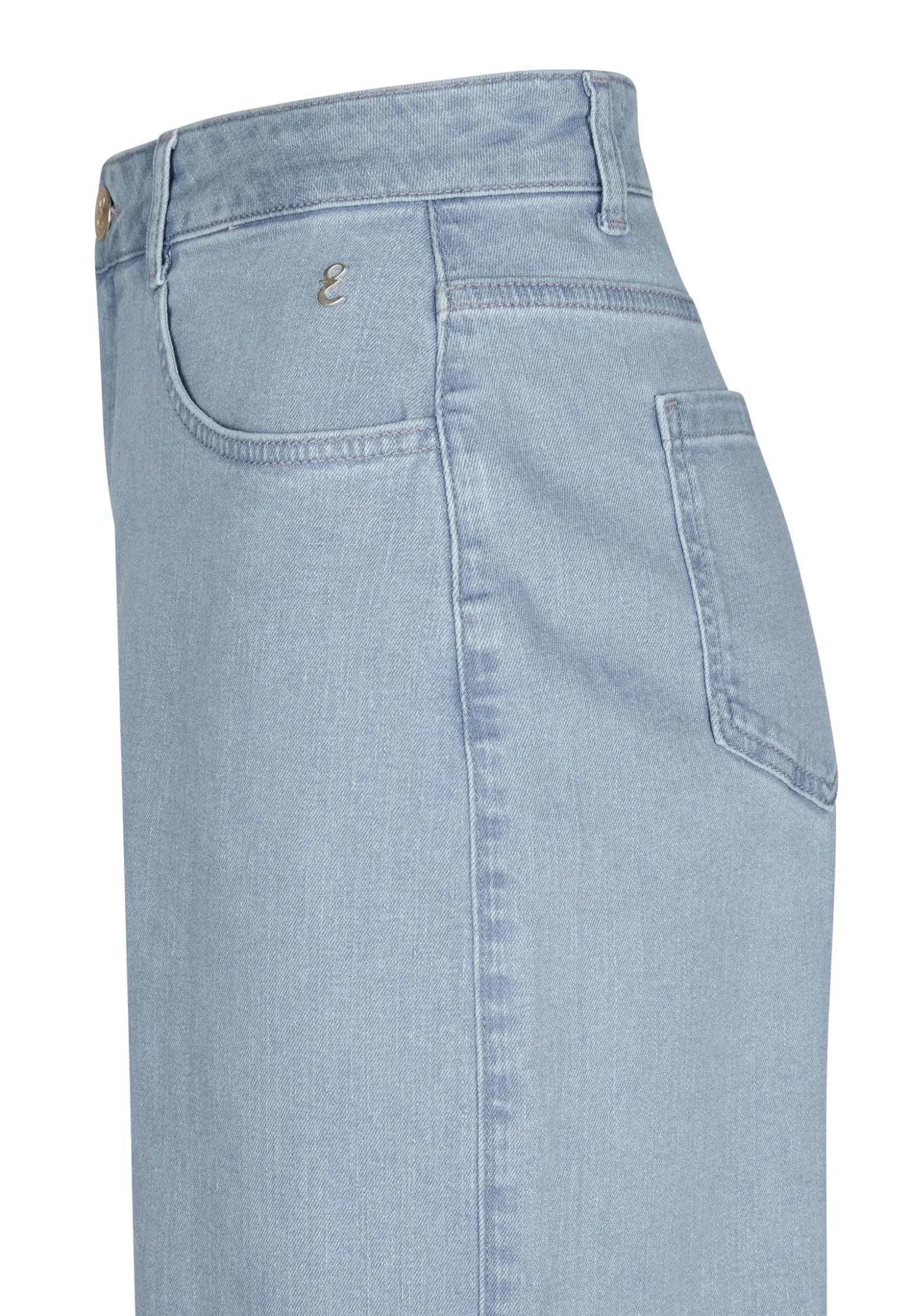 Best Miss Etam Jeans wide leg blauw 36" Bleached