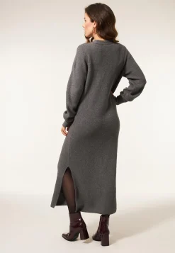Clearance Miss Etam Jurk brei grijs Grey melange