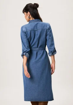 Hot Miss Etam Jurk denim blauw Medium denim