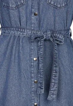 Hot Miss Etam Jurk denim blauw Medium denim