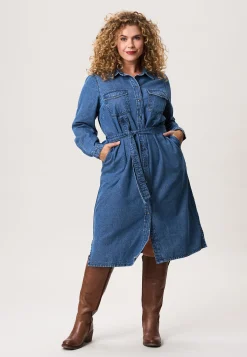 Clearance Miss Etam Jurk denim blauw Medium denim