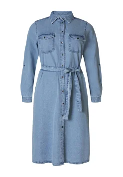 Best Miss Etam Jurk denim blauw Bleached