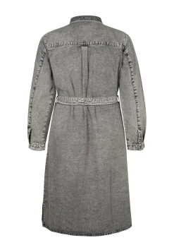 Online Miss Etam Jurk denim Grijs