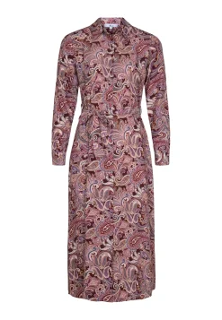 Discount Miss Etam Jurk print aubergine Multi aubergine