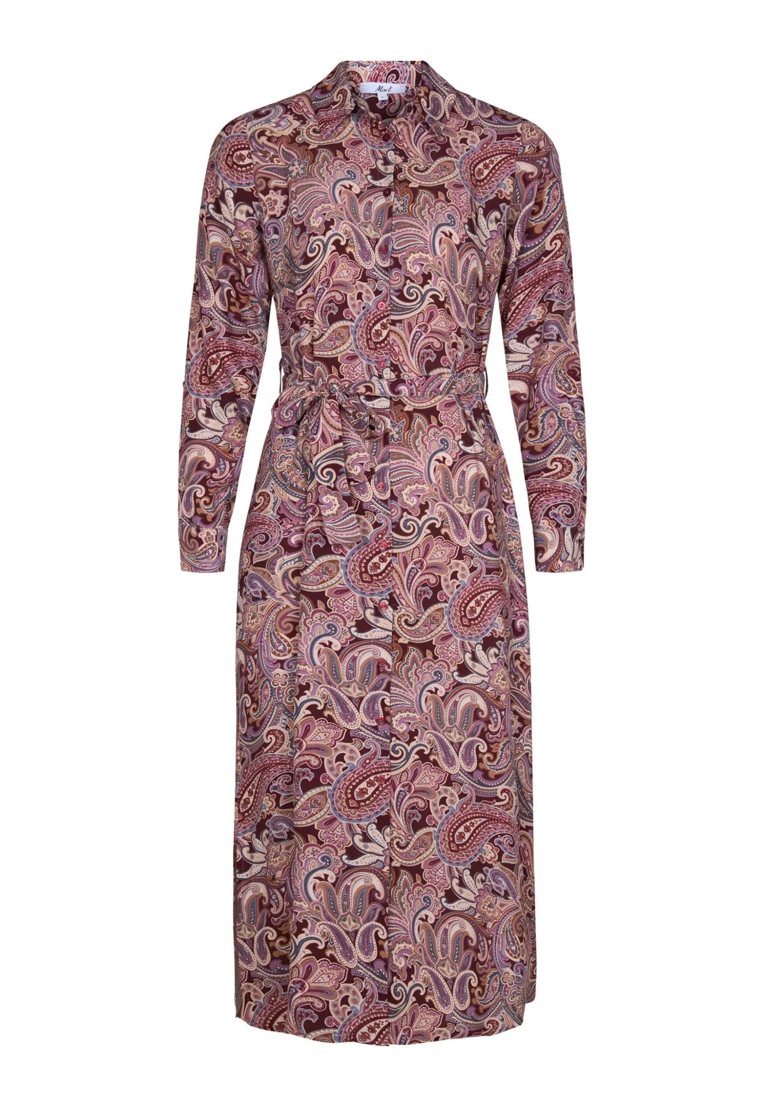 Discount Miss Etam Jurk print aubergine Multi aubergine