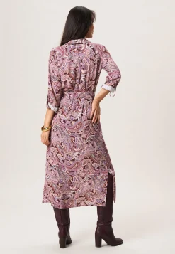Discount Miss Etam Jurk print aubergine Multi aubergine