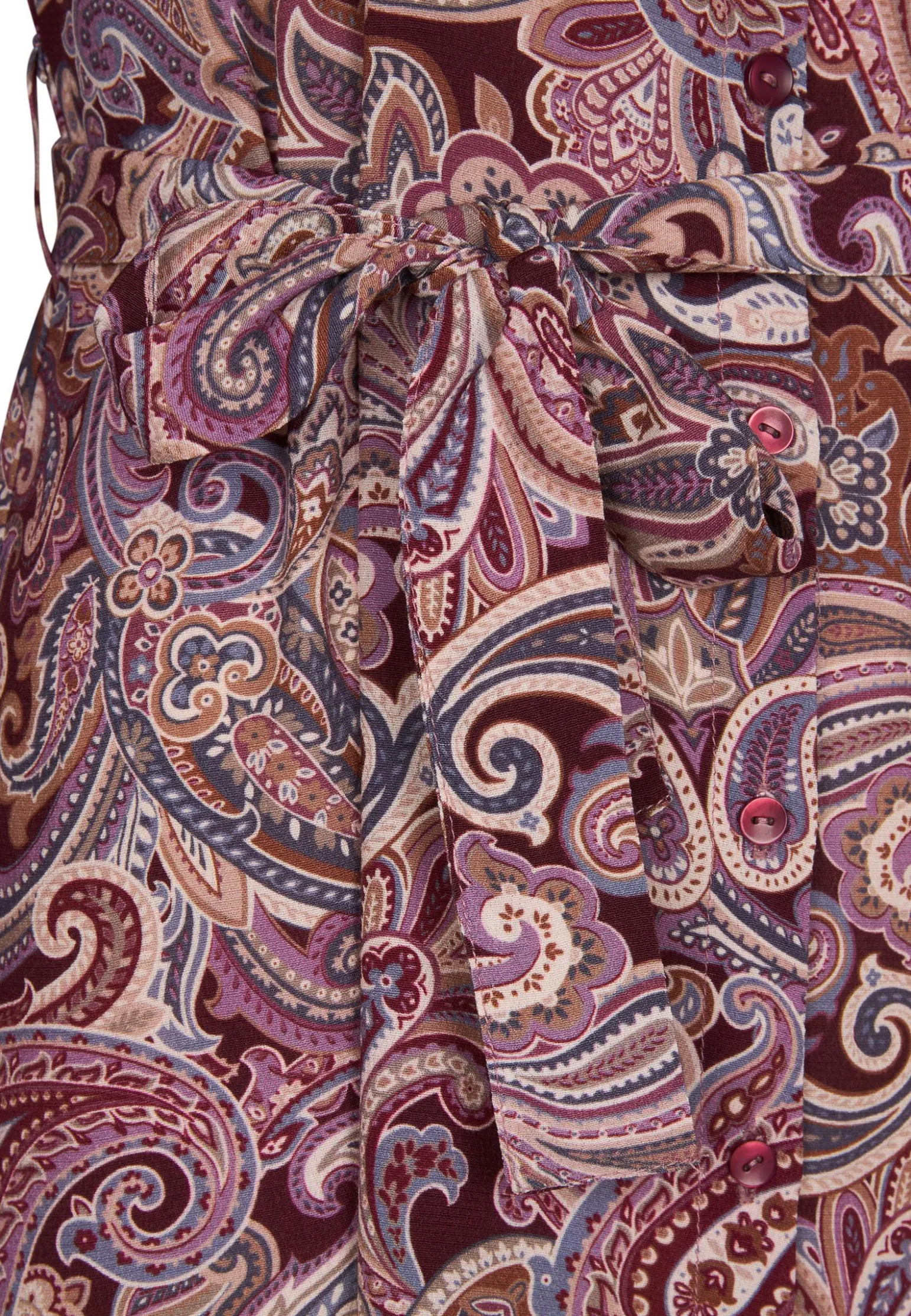 Discount Miss Etam Jurk print aubergine Multi aubergine
