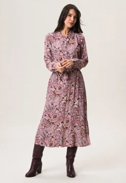 Discount Miss Etam Jurk print aubergine Multi aubergine