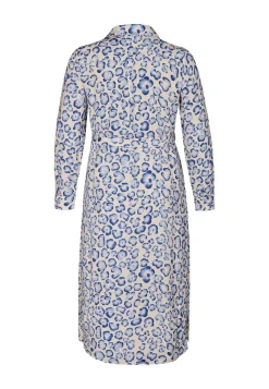 Hot Miss Etam Jurk print blauw Multi blauw