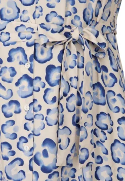 Hot Miss Etam Jurk print blauw Multi blauw