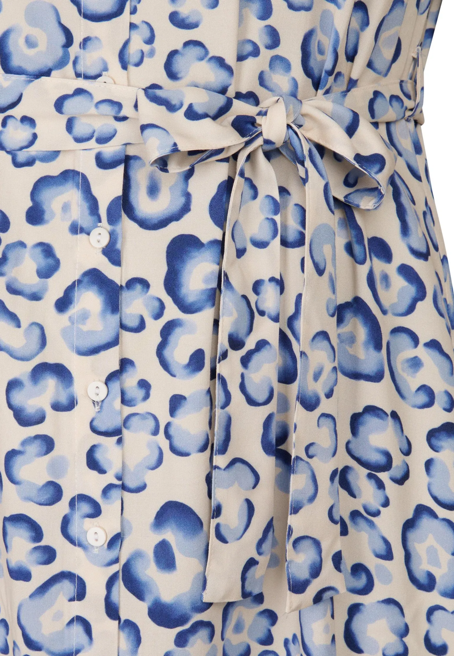 Hot Miss Etam Jurk print blauw Multi blauw