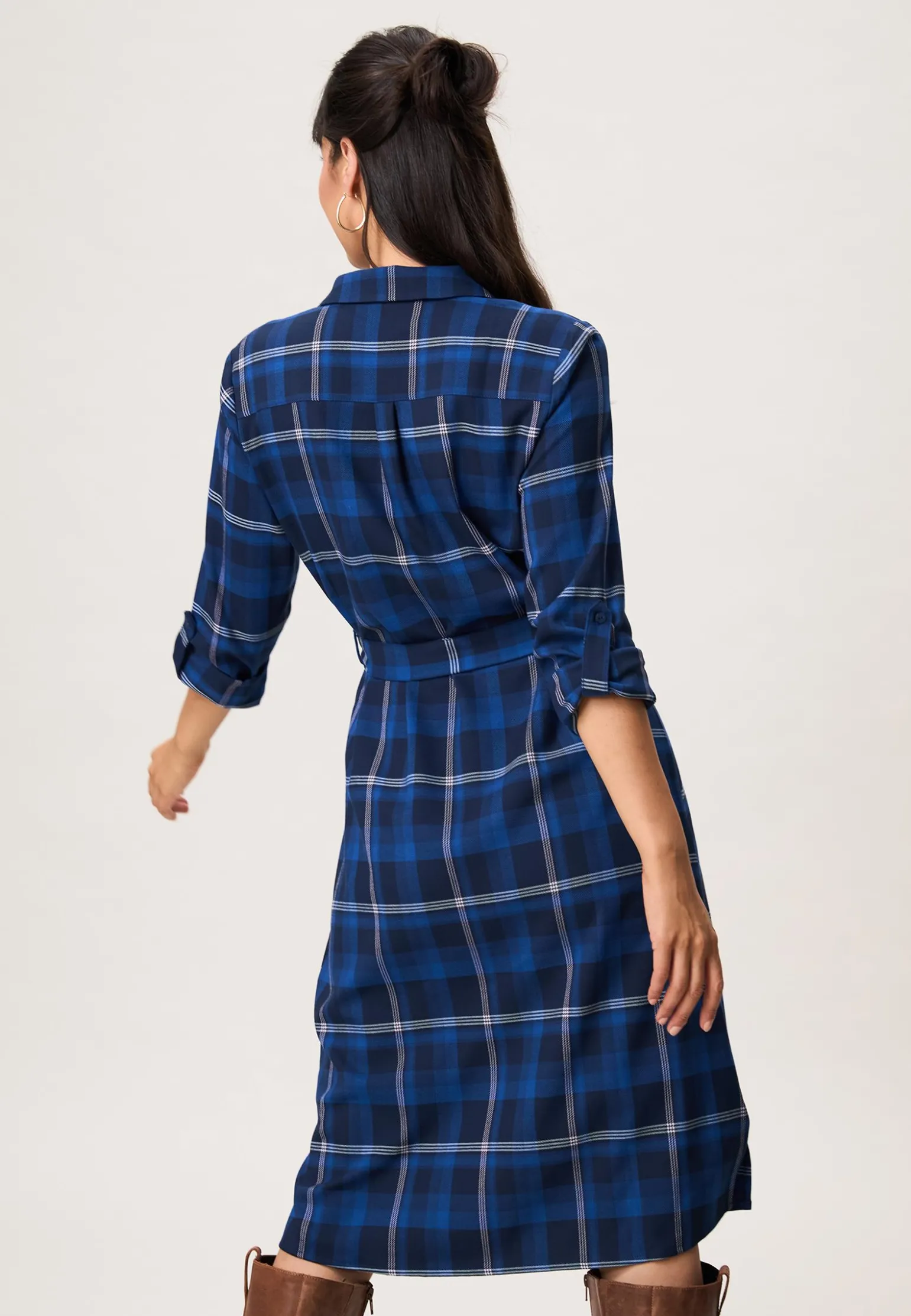 Hot Miss Etam Jurk print blauw Multi donker blue
