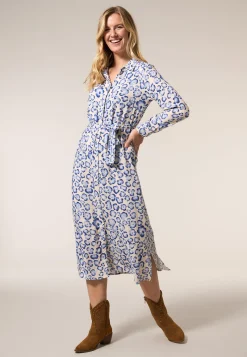 Miss Etam Jurk print blauw Multi blauw