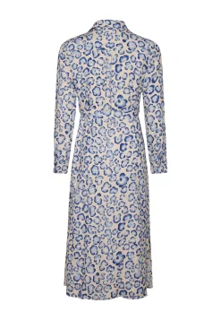 Miss Etam Jurk print blauw Multi blauw