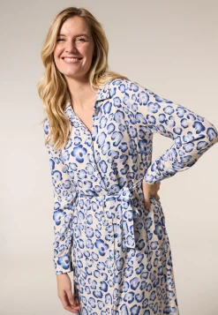 Miss Etam Jurk print blauw Multi blauw