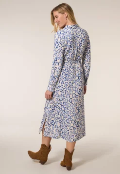 Miss Etam Jurk print blauw Multi blauw