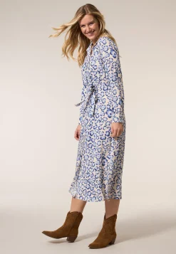 Miss Etam Jurk print blauw Multi blauw