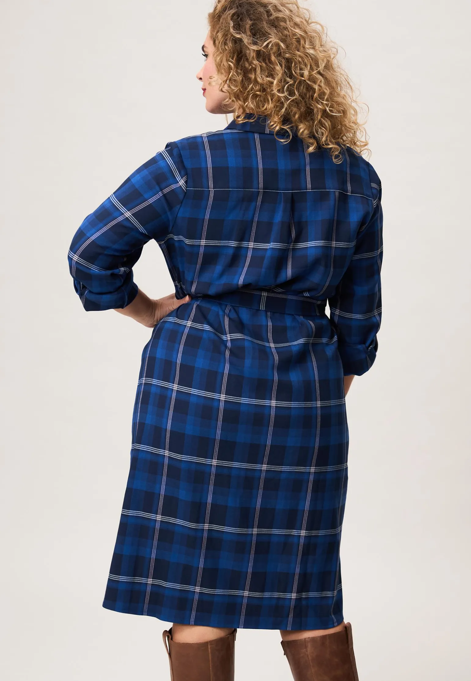 New Miss Etam Jurk print blauw Multi donker blue