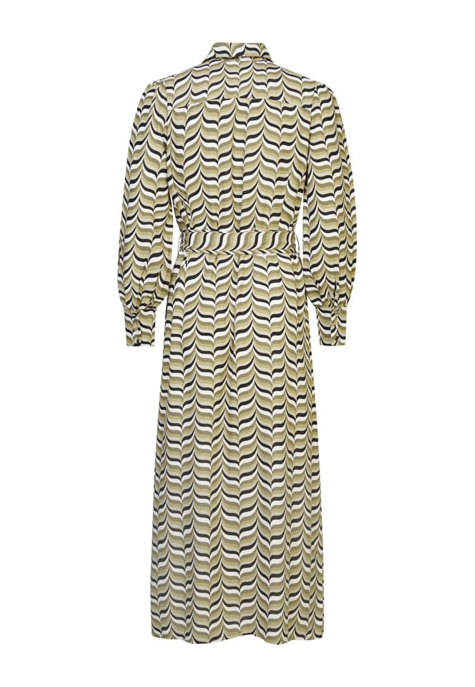 Best Miss Etam Jurk print groen Multi olijfgroen