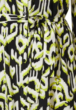 Online Miss Etam Jurk print groen Multi lime