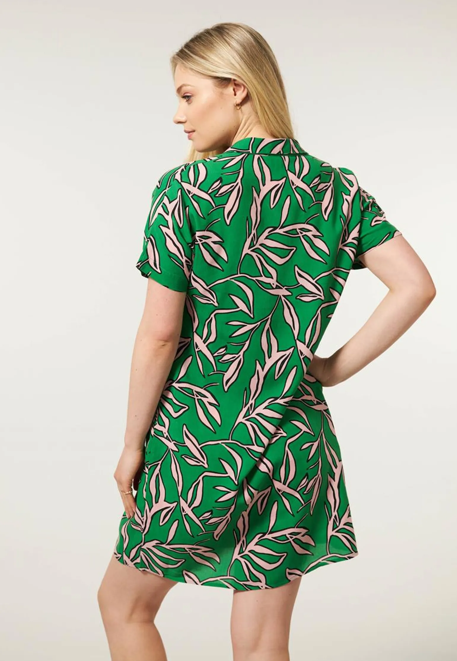 Miss Etam Jurk print groen Multi bright green
