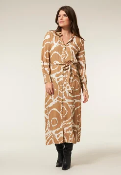 Clearance Miss Etam Jurk print naturel Multi beige