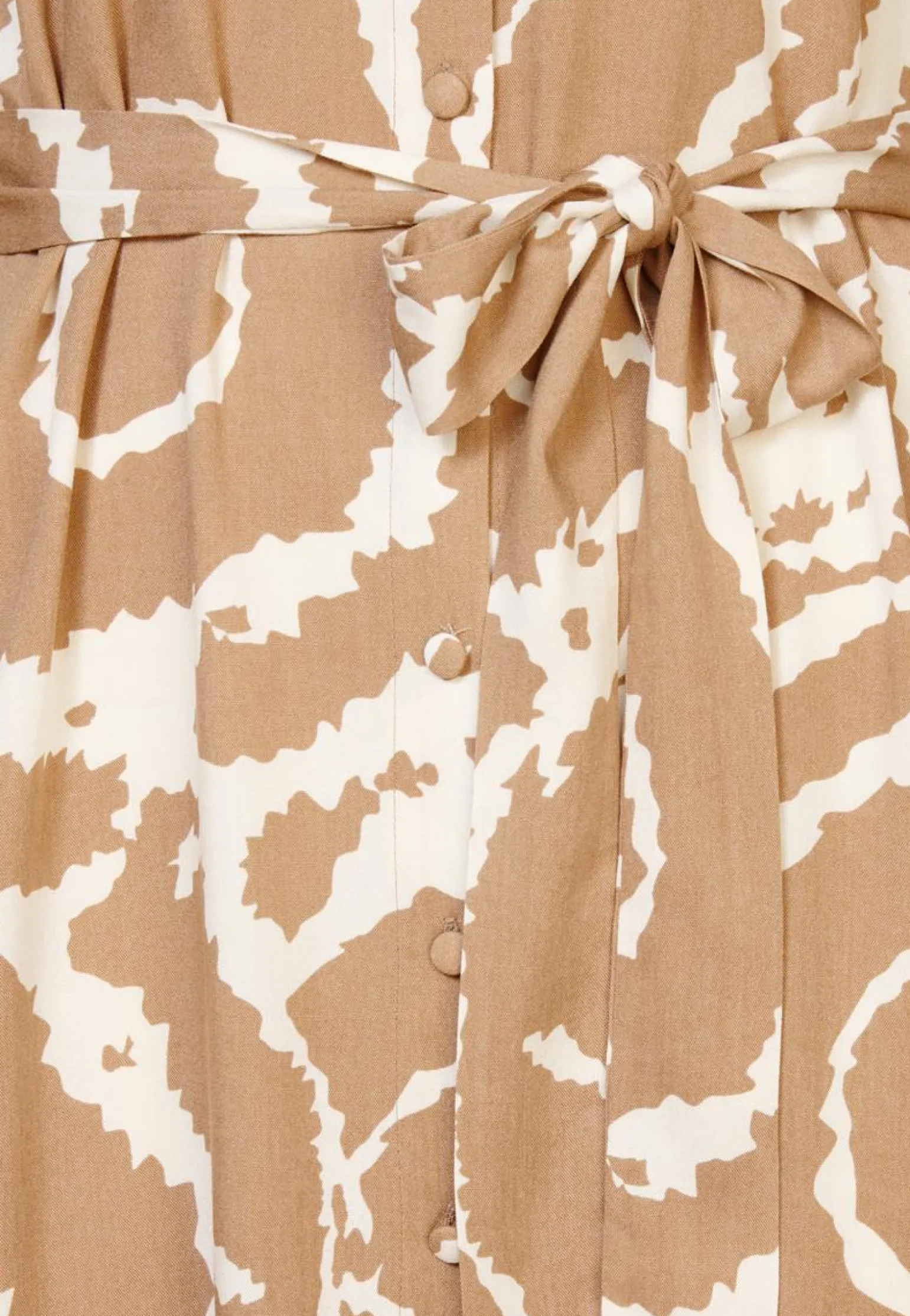 Clearance Miss Etam Jurk print naturel Multi beige