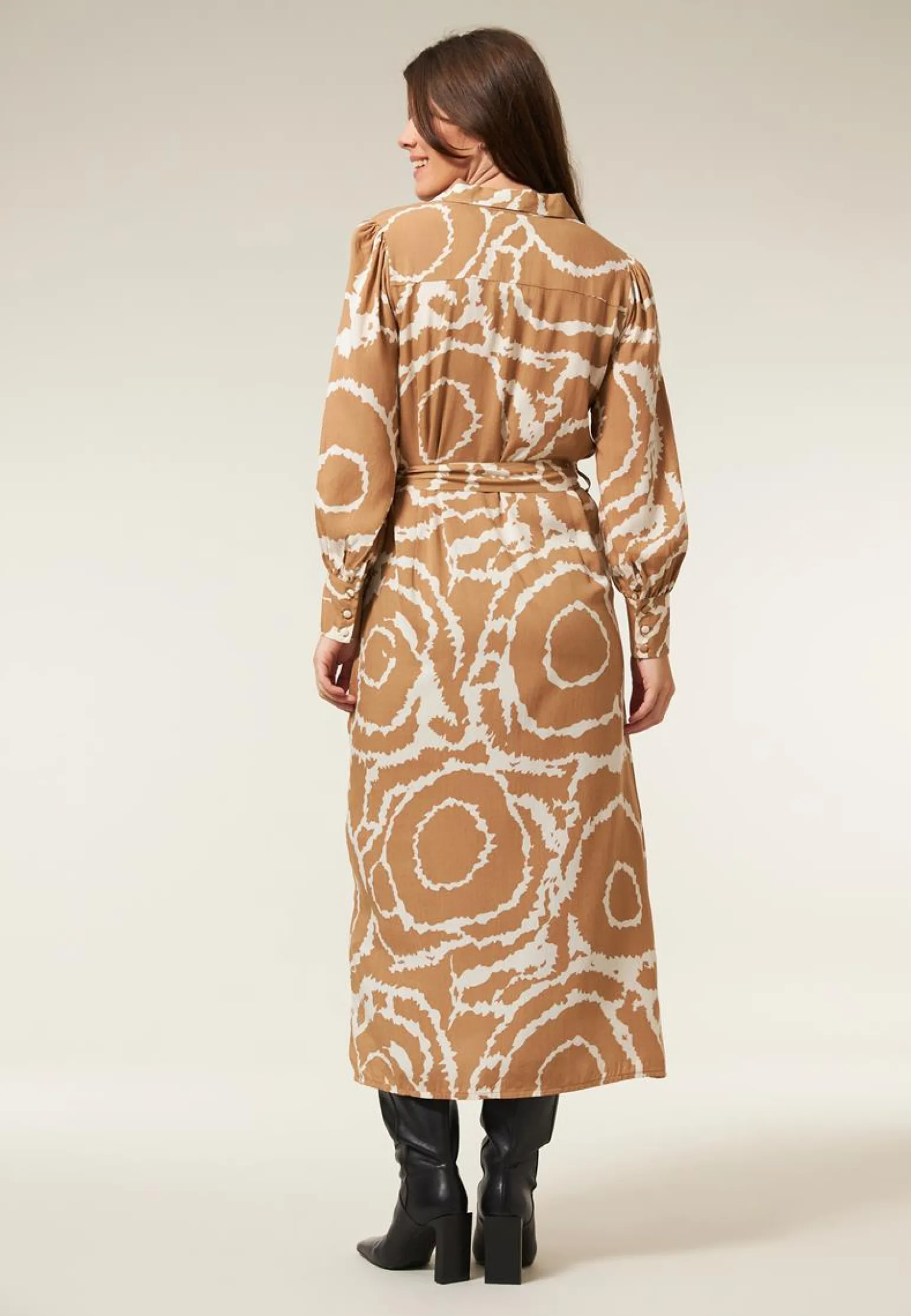 Clearance Miss Etam Jurk print naturel Multi beige