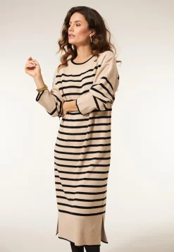 Clearance Miss Etam Jurk streep zwart Multi zwart