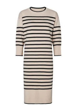 Clearance Miss Etam Jurk streep zwart Multi zwart