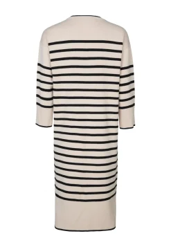 Clearance Miss Etam Jurk streep zwart Multi zwart