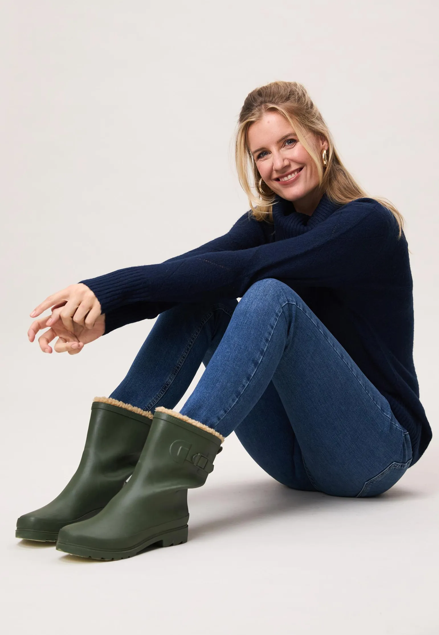 Discount Miss Etam Regenlaars groen Khaki