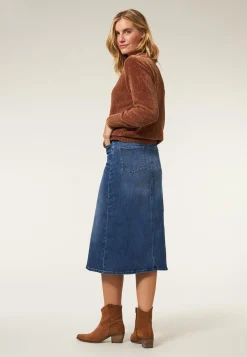 New Miss Etam Rok denim blauw Medium denim